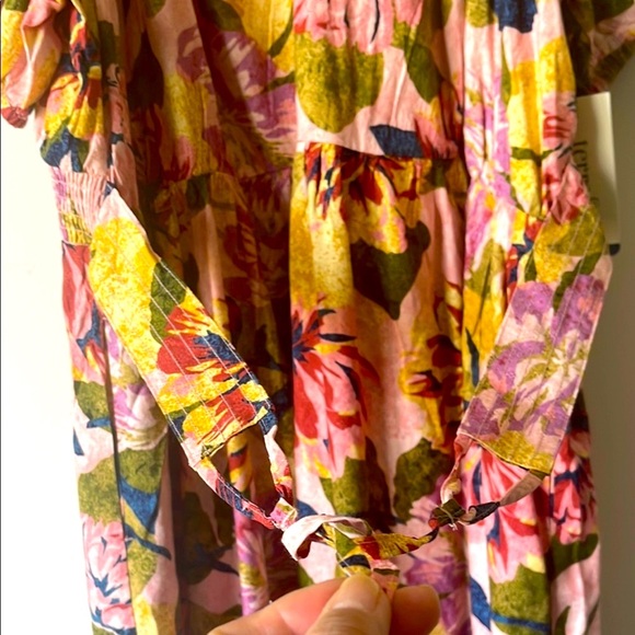 Terra & Sky Pink Brown Dolman Sleeve Sundress - Picture 4 of 7